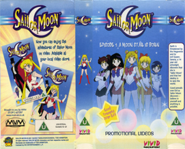 DiC Sailor Moon promo UK MVM vhs